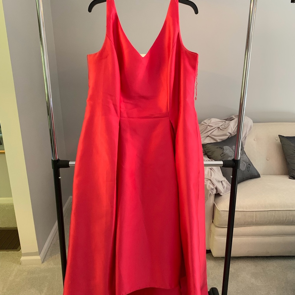 Adriana Papell pink ball gown